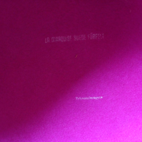 1980’s Black and Fuscia Andre Hat with Bows - Picture 4 of 5